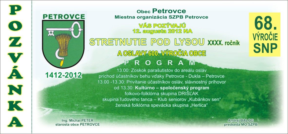 Stretnutie pod Lysou 2012